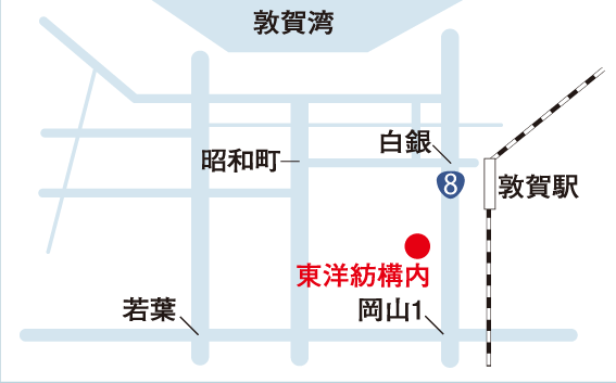 地図：敦賀事業所